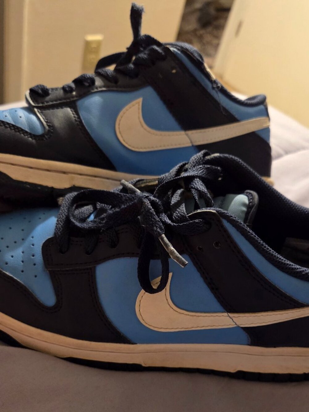 Nike Dunk Low GS University Blue UNC Carolina Size 7Y